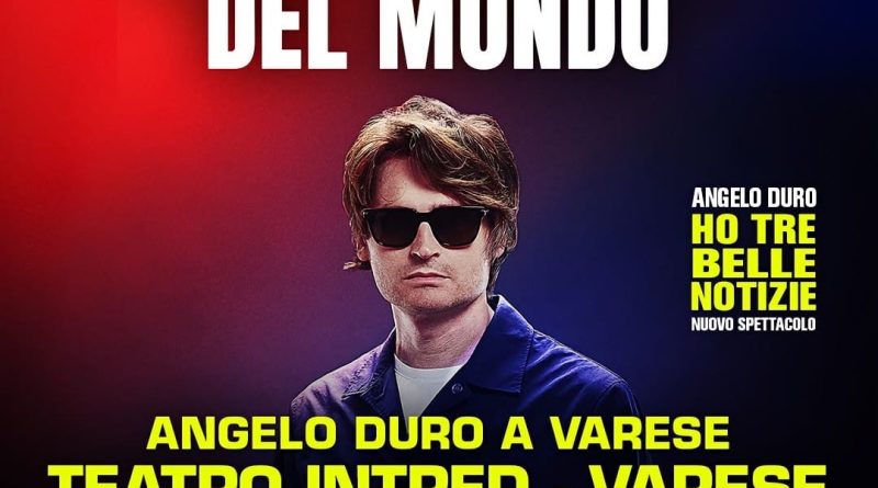 Angelo Duro ha tre belle notizie da dare a Varese